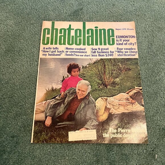 Vintage Chatelaine Magazine from August 1970 - Picture 1 of 6